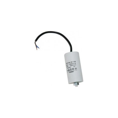 Condensateur 16µF 450VAC – Dimensions Ø40mm x 70mm – Câbles Faston 6.35mm – Boîtier autoextinguible et résistant aux chocs - Ct16mf450v