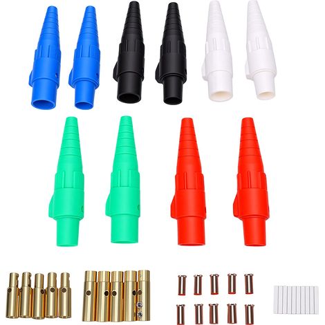 Kit de connecteurs Camlock 400A mâle femelle, raccords de verrouillage à came pour câbles 2/0 à 4/0 AWG (1/5)