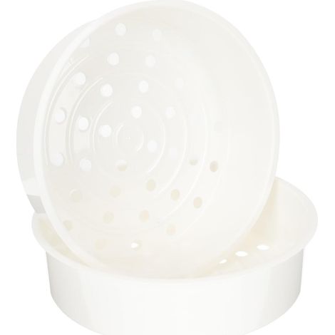 Panier vapeur en plastique pour cuiseur à riz 4-5L, Lot de 2, grille de cuisson vapeur pour raviolis, fruits, brioches (1/5)