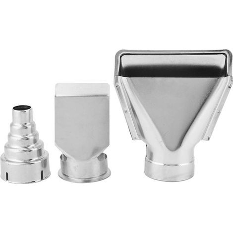 3PCS Buse de pistolet à air en acier de haute qualité Pièces de rechange Accessoires Accessoires pour outils électriques,Décapeur Thermique Sèche Cheveux (1/5)