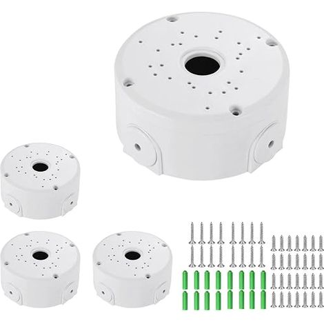 Camera Junction Box, Camera Box Mount, ABS Deep Base Junction Box, Home, Office School (1/5)