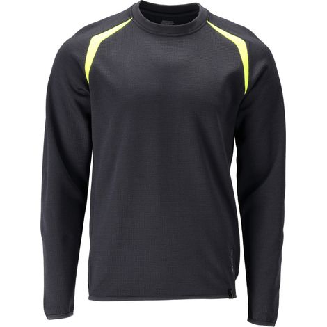 Mascot Warnschutz-Sweatshirt 21584-337-01017 Gr. M schwarz/hi-viz gelb (1/4)