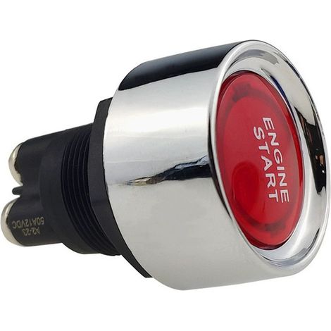 Car modification switch, car one-button start switch, 50A 12V, reset switch. (1/4)