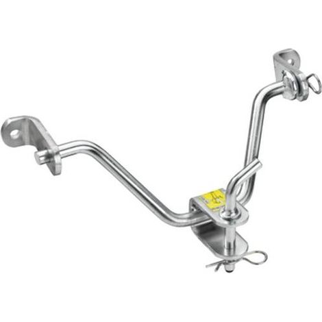 Crochet attelage autoportée pour Honda, GGP, Castelgarden, Stiga – Dimensions 92-122 cm – Poids 1.8 kg – Kit d'origine GGP