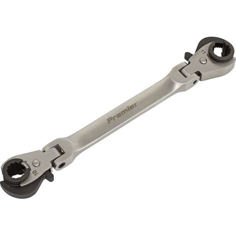 Sealey Premier Ratcheting Brake Pipe Spanner 10 x 11mm VS0347 (1/3)