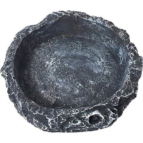 Gamelle pour reptiles, gamelle d'eau en résine pour lézards et geckos, gamelle pour dragons barbus (1/4)