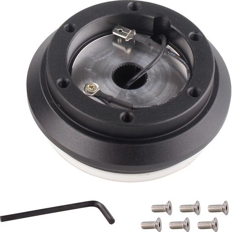 Car steering wheel base adapter for Honda Civic, Nissan, Toyota, Mazda, Mitsubishi - 130H Honda Civic - EK (1/4)