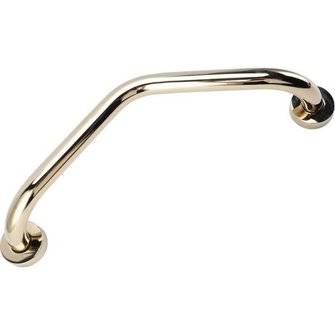 Barre d'appui douche 17 pouces antidérapante inox barre sécurité salle de bain personnes âgées femmes enceintes WC baignoire or 1 barre 6 vis 6 chevilles (1/5)