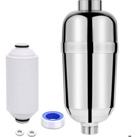 Filtre universel pour pommeau de douche à 16 étapes, élimine le chlore et les métaux lourds. Purificateur d'eau remplaçable, (1/5)