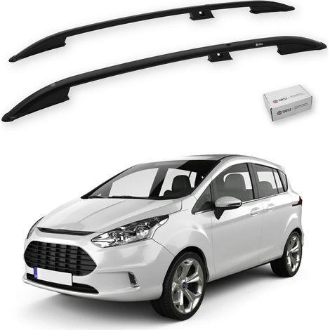 TURTLE kompatibel mit Ford B-Max (B232) 2012-2017 Dachreling Crown Schwarz (1/5)