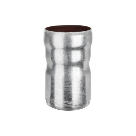 GRÖMO® Verzinktes Anschlussstück ø100/100 TML u.Kunststoffrohr, 97677 (1/2)