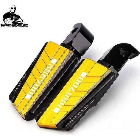 Fußrasten-Set für Yamaha Niken TDM900, TDM 900 A, XSR 700, 900, XSR700, XSR900, SCR 950, Tracer 700/GT, 900/GT – XSR900 GOLD
