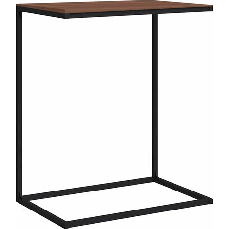 Maison Exclusive - Beistelltisch Schwarz 55x35x66 cm Holzwerkstof (1/5)