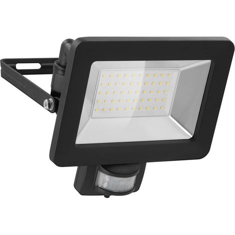 Projecteur extérieur à LED avec détecteur de mouvement noir, 50W - 4250lm Goobay (1/2)