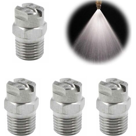 QORVA-Buse de nettoyeur haute pression : pour nettoyeurs haute pression, comprend 4 pièces pour un nettoyage efficace des surfaces.