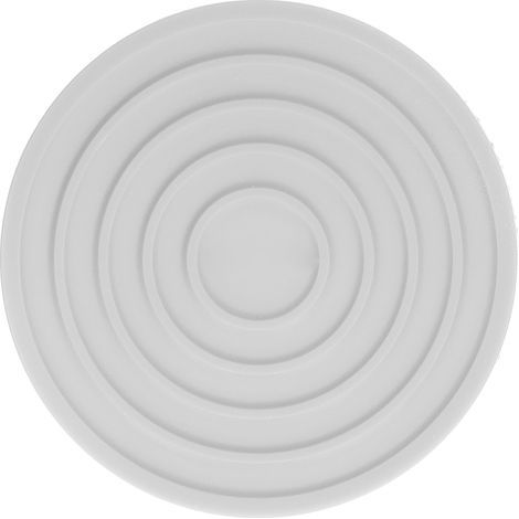 Sous-plat rond en silicone épais résistant à la chaleur, idéal pour restaurant et maison, couleur gris (1/5)