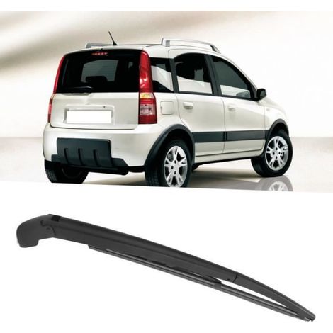 Balai Essuie-Glace Arrière - Compatible Fiat Panda 169 2003-2012 - Référence OE 46835901 - ABS + Caoutchouc - Noir - Lot de 1 (1/4)