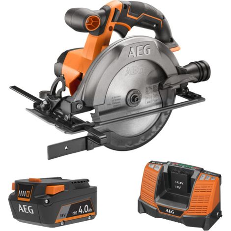 Pack AEG 18V - Sega circolare 165mm - Batteria 4.0 Ah - Caricatore (1/5)