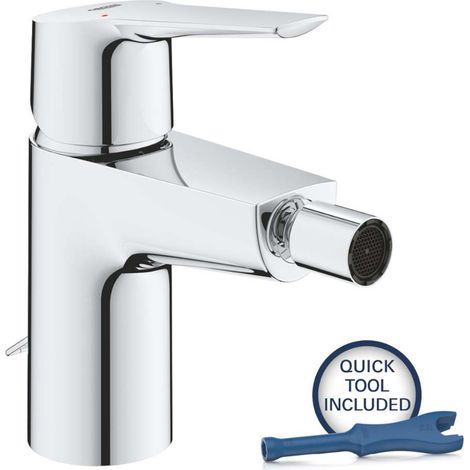 GROHE 32281002 Quickfix Start, Miscelatore Monocomando per Bidet Taglia S, Catenella Rientrabile, Cromo (1/5)