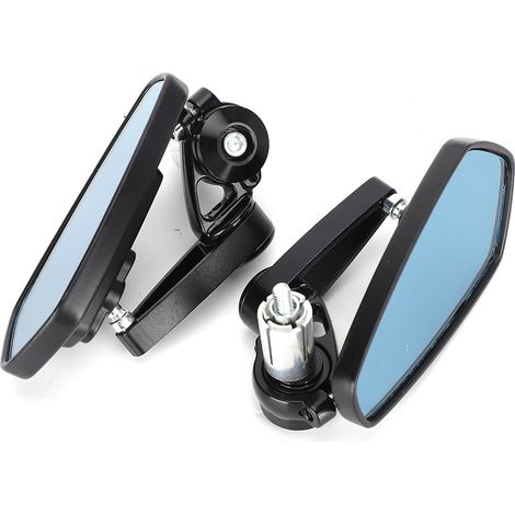 Seitenspiegel für 7/8-Zoll-Lenker, Aluminiumlegierung, 360° drehbar, universelle Umbauteile