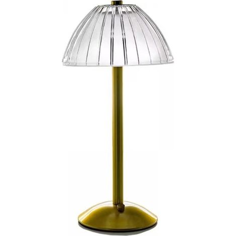 Lámpara de escritorio LED inalámbrica regulable con batería, 3 colores de luz, lámpara de noche para sala de estar y dormitorio (1/4)