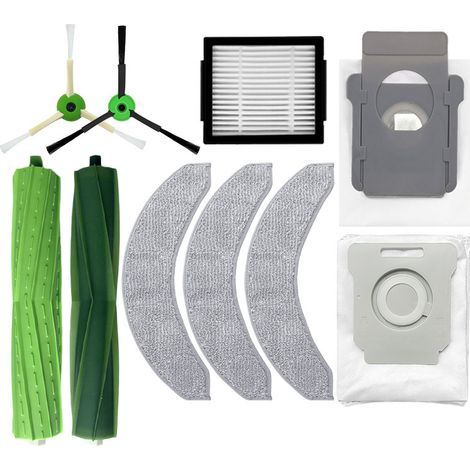 Accesorios para aspiradoras robot iRobot, incluyendo cepillo principal/cepillo lateral/filtro/mopa/bolsa para el polvo para ROOMBA COMBO J7+. (1/5)