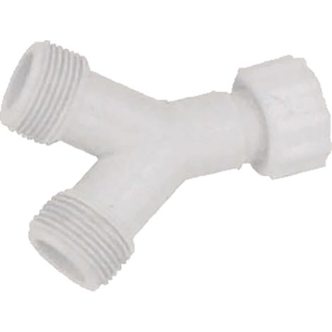 RACCORDO AD 'Y' PER TUBO LAVATRICE/LAVASTOVIGLIE F 3/4' x M 3/4' x M 3/4'
