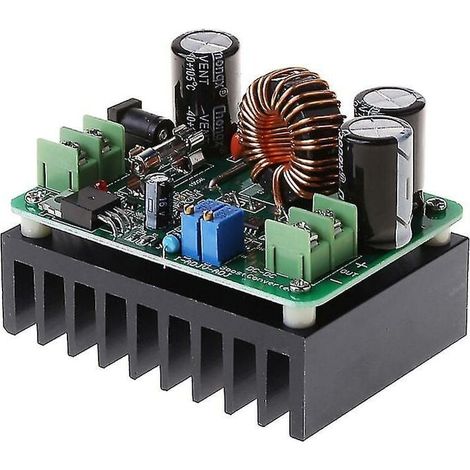 Module Booster - 600 W - Tension Entrée 10 V à 60 V - Tension Sortie Réglable 12 V à 80 V - Courant Max 10 A - Pour Alimentation Électronique