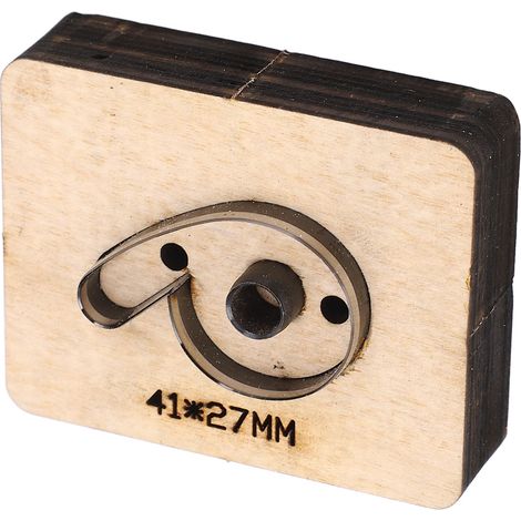 Matrice de découpe et de poinçonnage n° 6 et 9, motif rapide et propre, en acier allié pour le poinçonnage du bois. Moule de découpe. (1/5)