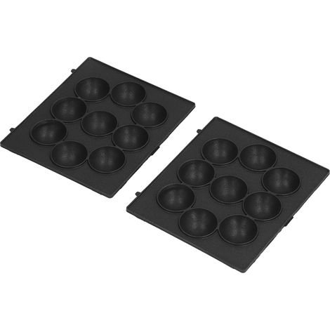 9-Loch-Backform, antihaftbeschichtet, für Fleischbällchen, aus unbedenklichem Edelstahl (1/5)