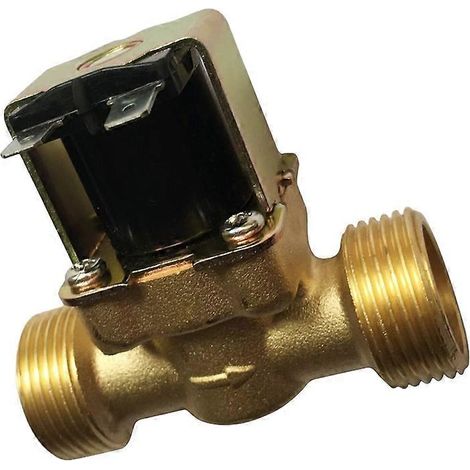 Électrovanne en laiton 3/4" DC12V DC24V AC220V, normalement fermée et durable (1/5)