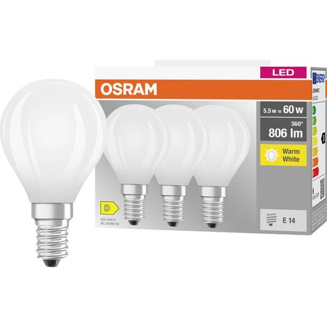Osram 4058075592599 LED-Glühbirne Warmweiß E14 5,5W (1/5)