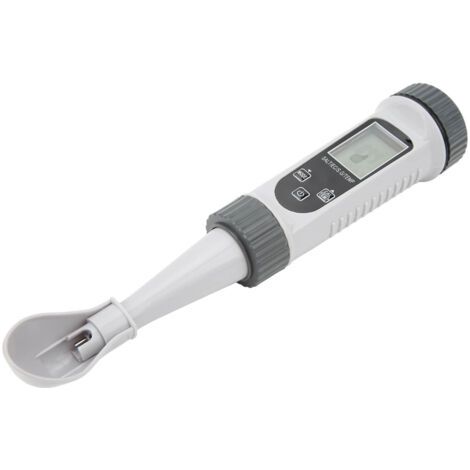 Multifunctional EC SG TEMP salinity meter with white illumination – precise and reliable for aquariums and swimming pools – battery not included--DTEKGAZ
