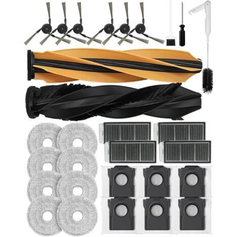 Lot de 29 Accessoires pour Robot aspirateur Dreame X50 Master/X50 Ultra/X50 Ultra Complete/L50 Ultra /L50 Pro Ultra/Dreame L40s Pro Ultra/Mova V50 Ultra Complete,4 filtres HEPA à Charbon Actif (1/5)