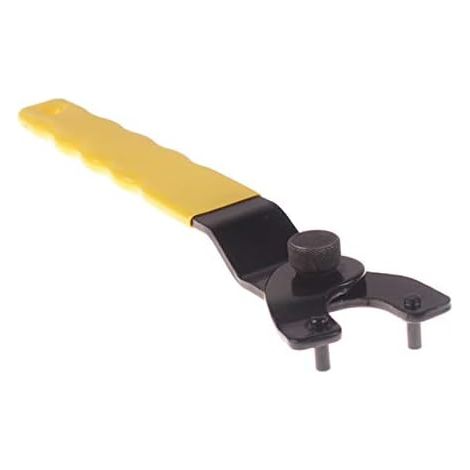 Clé à broche réglable 190 mm en Y avec poignée en plastique pour meuleuse d'angle (1/5)