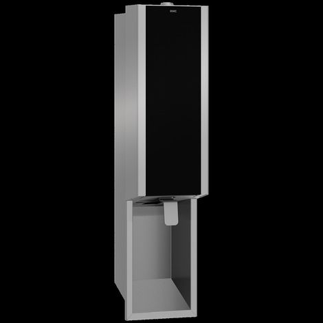 KWC Seifenspender, EXOS, Edelstahl, UP, 124x500x120 mm, Front ESG Schwarz (1/2)