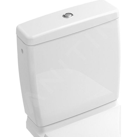 Vérin de chasse d'eau VB O.novo 394x147x370mm, fixation latérale ou de haut, blanc Alpin cplus (1/4)