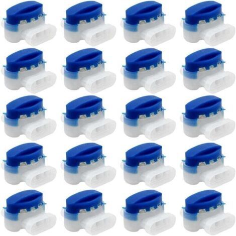 40 Pièces connecteurs de câble, 314 connecteurs de câble remplis de gel résines terminaux, connecteur Étanche raccords de câbles pour jardin extérieur robot voiture Tondeuse
