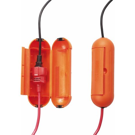 GUSCIO DI PROTEZIONE SPINA ELETTRICA IP44 ARANCIO