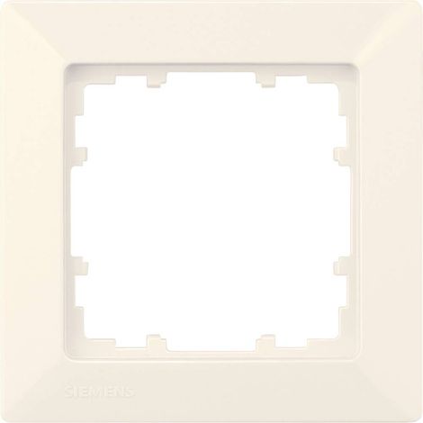 Siemens Interruttore 1 parte Telaio di copertura Delta Bianco 5TG25810 (1/4)