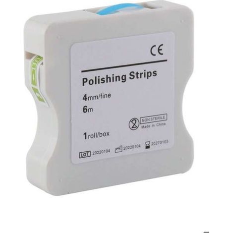 Bandes polissage dentaire meulage finition 4mm x 6m (1/4)