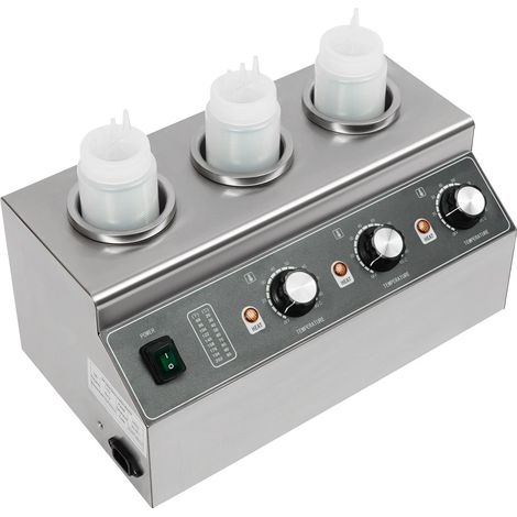 Edelstahl Schokoladenwärmer 30-85°C Schokoladen Saucenwärmer Schokowärmer 240W