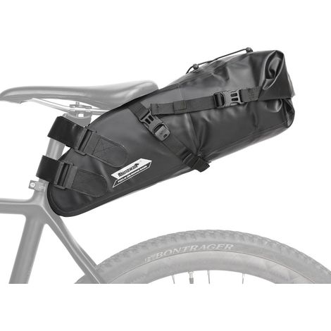 Fahrrad Satteltasche wasserdicht Mountainbike Rennrad 10L Schwarz (1/5)