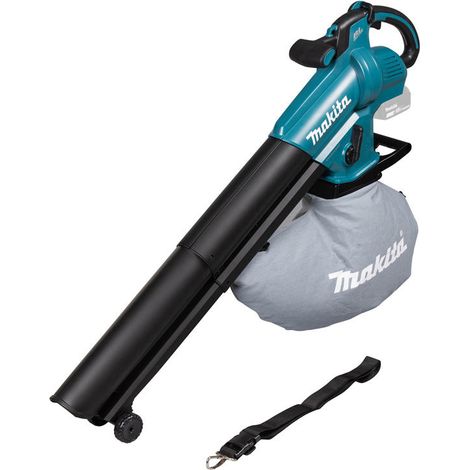 Makita – Souffleur aspirateur sans fil 18V DUB187Z – Vitesse de l'air 64 m/s – Moteur Li-Ion – 25L sac de ramassage (1/5)