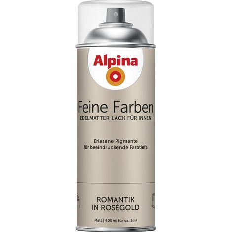 Alpina Feine Farben Sprühlack Romantik in Roségold 400 ml Sprühlacke (1/2)