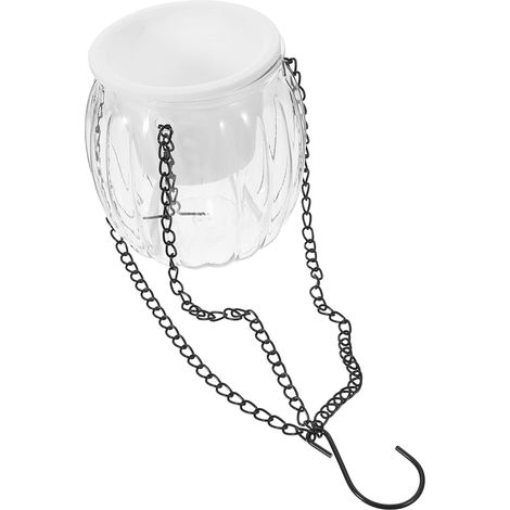 Jardinière suspendue NUOBESTY avec arrosage automatique, en plastique transparent (1/5)