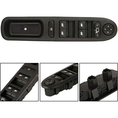 Front left window regulator switch suitable for Peugeot 207 Citroen front left window switch 6490.EH 6490EH SW-FH-PJ-612A (1/3)