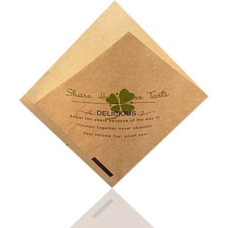 Paquete de 100 hojas de papel pergamino triangular multiusos, resistente al aceite, para sándwiches, hamburguesas, tostadas, patatas fritas y pan (15 x 15 cm). (1/5)