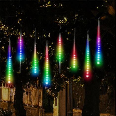 YMYNY Lumières de Noël extérieures LED effet pluie étoiles filantes météorites RVB - (1/3)