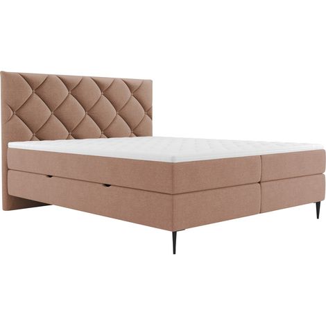 Cama continental ComfiDream Myrel, Verita 52, Continental, Doble, 180x200, Tapiz, Somieres, 188x207x117cm